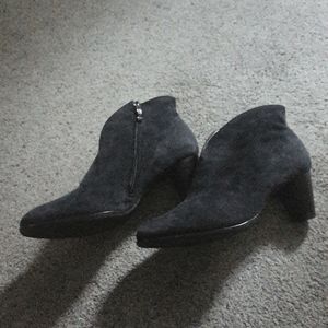 Luftpolster Ara navy suede ankle boot Sz 9.5